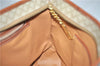 Authentic CELINE Macadam Blason Shoulder Tote Bag PVC Leather Beige 0837F