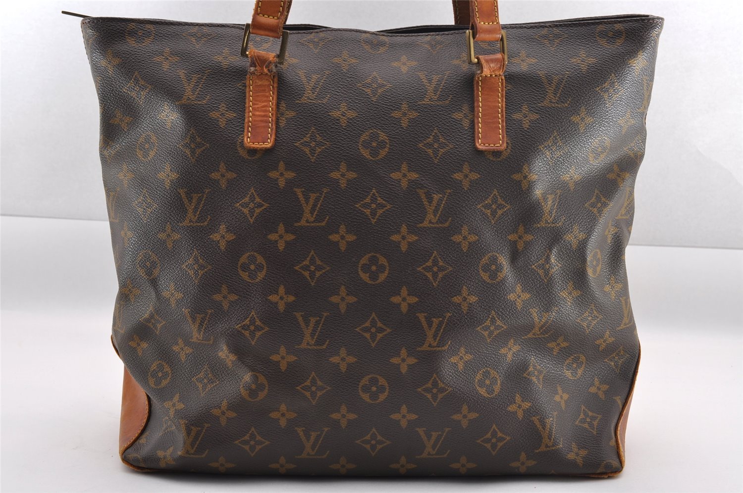 Authentic Louis Vuitton Monogram Cabas Mezzo Shoulder Tote Bag M51151 LV 0837I