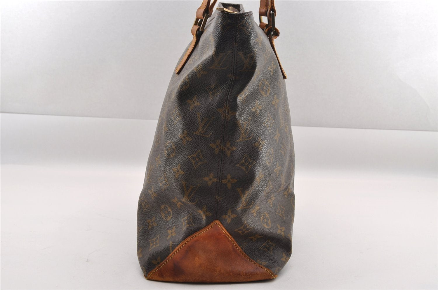 Authentic Louis Vuitton Monogram Cabas Mezzo Shoulder Tote Bag M51151 LV 0837I