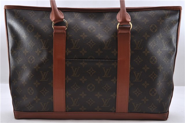 Auth Louis Vuitton Monogram Sac Weekend PM Vintage Tote Hand Bag M42425 LV 0838D