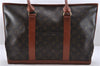 Auth Louis Vuitton Monogram Sac Weekend PM Vintage Tote Hand Bag M42425 LV 0838D