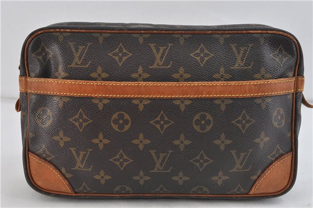 Auth Louis Vuitton Monogram Compiegne 28 Clutch Hand Bag M51845 LV Junk 0840D