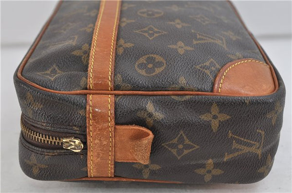 Auth Louis Vuitton Monogram Compiegne 28 Clutch Hand Bag M51845 LV Junk 0840D