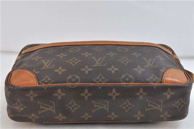 Auth Louis Vuitton Monogram Compiegne 28 Clutch Hand Bag M51845 LV Junk 0840D