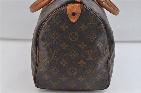 Authentic Louis Vuitton Monogram Speedy 30 Hand Bag M41526 LV 0841D