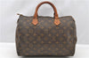 Authentic Louis Vuitton Monogram Speedy 30 Hand Boston Bag M41526 LV 0842G