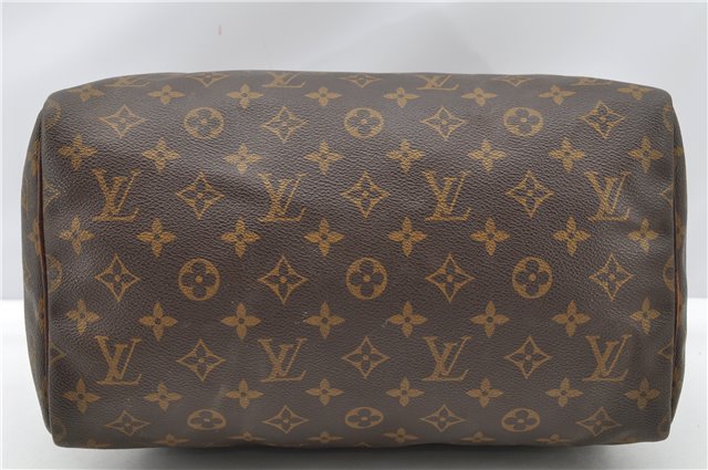 Authentic Louis Vuitton Monogram Speedy 30 Hand Boston Bag M41526 LV 0842G