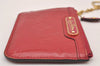 Authentic Louis Vuitton Vernis Pochette Cles NM Coin Purse Case M91669 Red 0843I