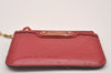 Authentic Louis Vuitton Vernis Pochette Cles NM Coin Purse Case M91669 Red 0843I