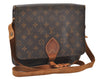 Authentic Louis Vuitton Monogram Cartouchiere GM M51252 Shoulder Cross Bag 0844G