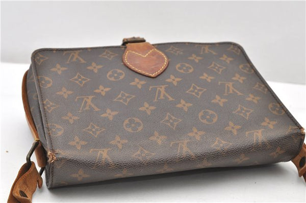 Authentic Louis Vuitton Monogram Cartouchiere GM M51252 Shoulder Cross Bag 0844G