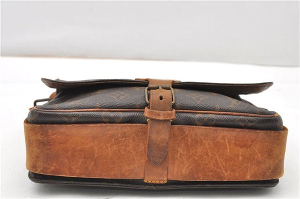 Authentic Louis Vuitton Monogram Cartouchiere GM M51252 Shoulder Cross Bag 0844G