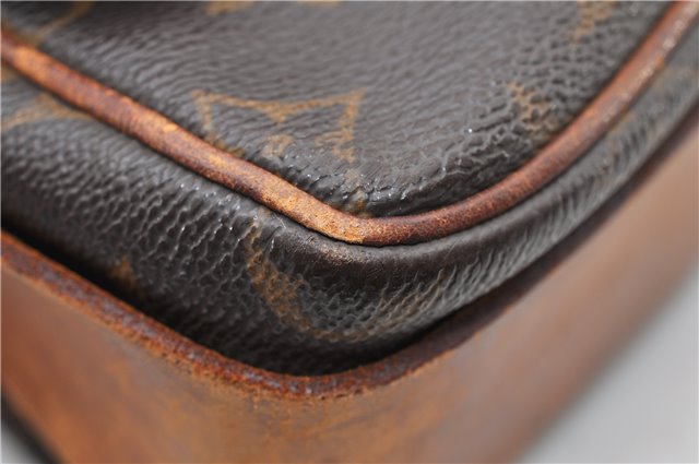 Authentic Louis Vuitton Monogram Cartouchiere GM M51252 Shoulder Cross Bag 0844G