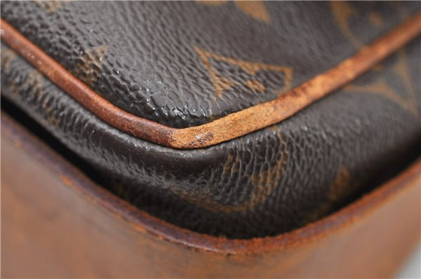 Authentic Louis Vuitton Monogram Cartouchiere GM M51252 Shoulder Cross Bag 0844G