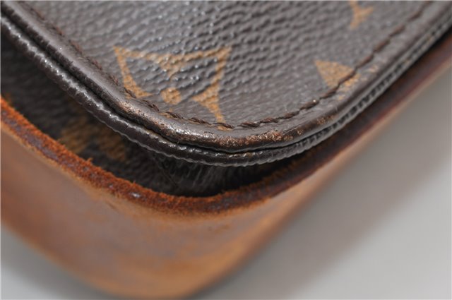 Authentic Louis Vuitton Monogram Cartouchiere GM M51252 Shoulder Cross Bag 0844G