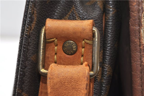 Authentic Louis Vuitton Monogram Cartouchiere GM M51252 Shoulder Cross Bag 0844G