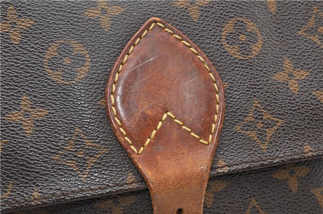 Authentic Louis Vuitton Monogram Cartouchiere GM M51252 Shoulder Cross Bag 0844G