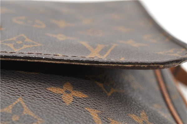 Authentic Louis Vuitton Monogram Cartouchiere GM M51252 Shoulder Cross Bag 0844G