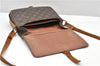 Authentic Louis Vuitton Monogram Cartouchiere GM M51252 Shoulder Cross Bag 0844G