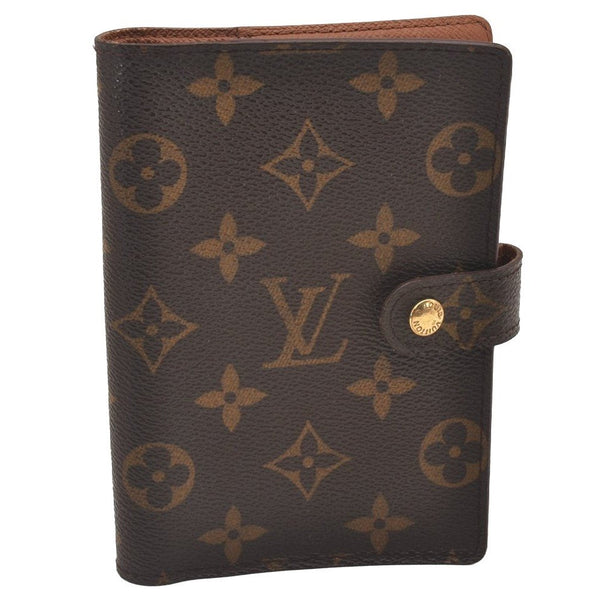 Authentic Louis Vuitton Monogram Agenda PM Notebook Cover R20005 LV 0844I