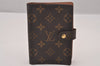 Authentic Louis Vuitton Monogram Agenda PM Notebook Cover R20005 LV 0844I