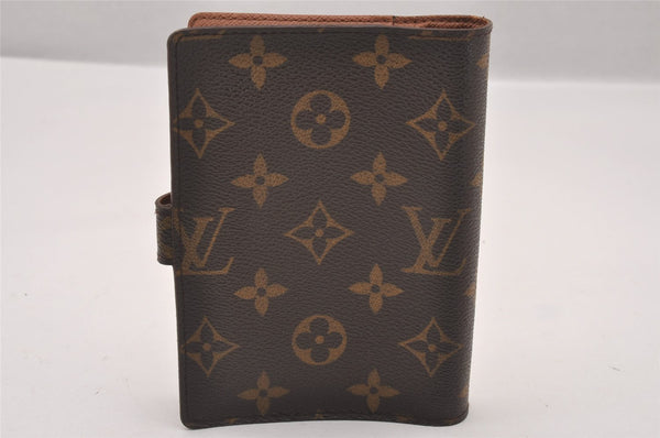 Authentic Louis Vuitton Monogram Agenda PM Notebook Cover R20005 LV 0844I