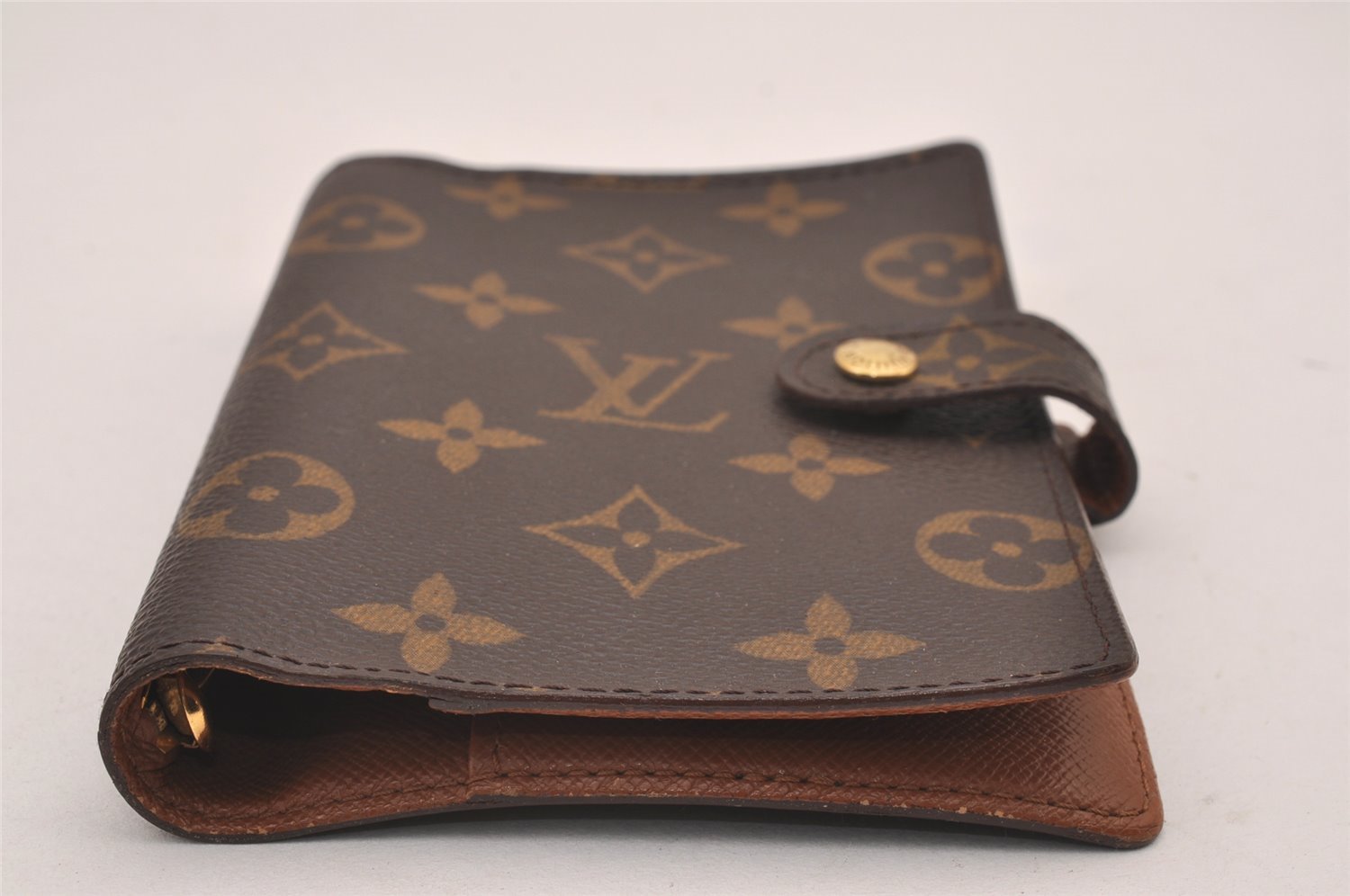 Authentic Louis Vuitton Monogram Agenda PM Notebook Cover R20005 LV 0844I