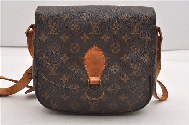 Authentic Louis Vuitton Monogram Saint Cloud GM M51242 Shoulder Cross Bag 0845G