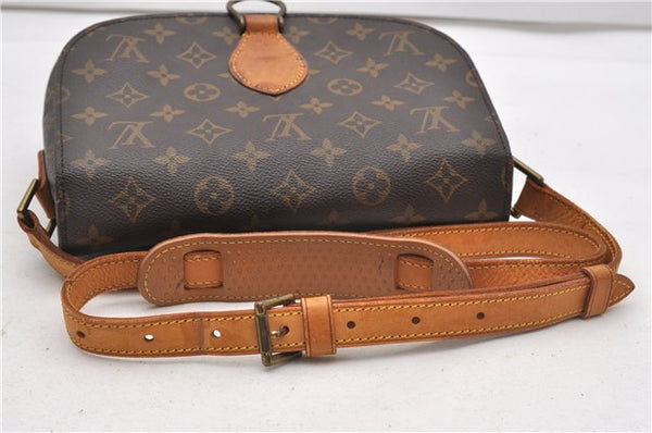 Authentic Louis Vuitton Monogram Saint Cloud GM M51242 Shoulder Cross Bag 0845G
