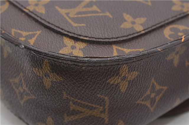 Authentic Louis Vuitton Monogram Saint Cloud GM M51242 Shoulder Cross Bag 0845G