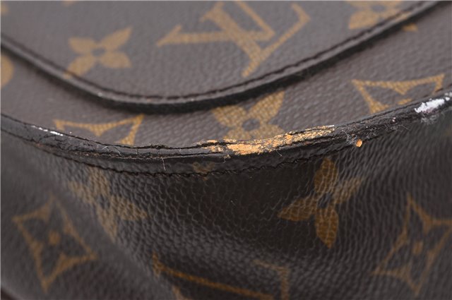 Authentic Louis Vuitton Monogram Saint Cloud GM M51242 Shoulder Cross Bag 0845G