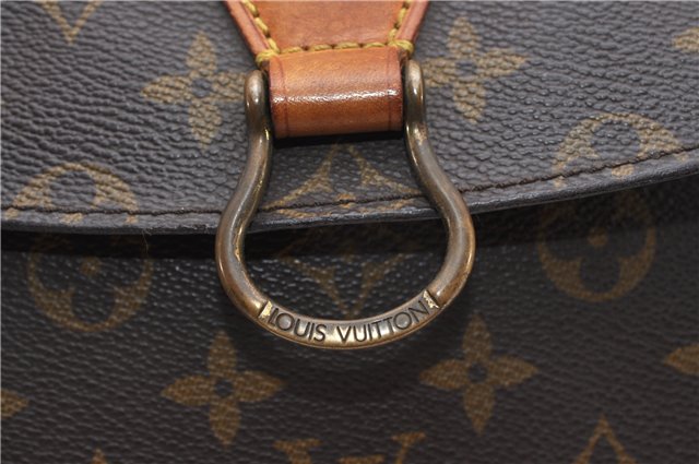 Authentic Louis Vuitton Monogram Saint Cloud GM M51242 Shoulder Cross Bag 0845G