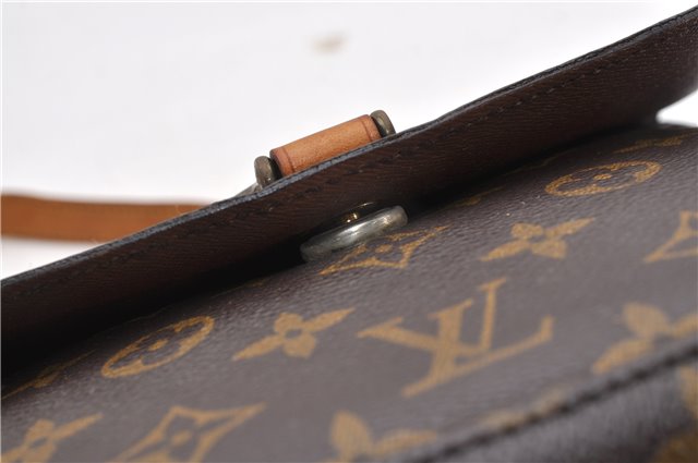 Authentic Louis Vuitton Monogram Saint Cloud GM M51242 Shoulder Cross Bag 0845G