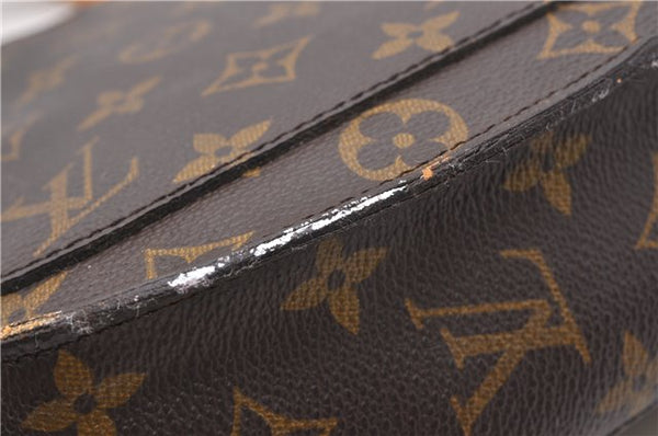 Authentic Louis Vuitton Monogram Saint Cloud GM M51242 Shoulder Cross Bag 0845G