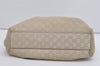 Authentic GUCCI Guccissima Sukey Shoulder Tote Bag GG Leather 211944 White 0846I