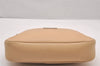 Authentic GUCCI Vintage Bamboo Shoulder Hand Bag Leather 0013865 Beige 0847I