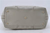 Authentic GUCCI Guccissima GG Leather Shoulder Tote Bag 145993 White 0848D