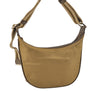 Authentic GUCCI Sherry Line Shoulder Bag Nylon Leather 0014186 Gold 0849I