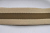 Authentic GUCCI Sherry Line Shoulder Bag Nylon Leather 0014186 Gold 0849I
