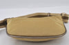 Authentic GUCCI Sherry Line Shoulder Bag Nylon Leather 0014186 Gold 0849I