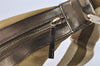 Authentic GUCCI Sherry Line Shoulder Bag Nylon Leather 0014186 Gold 0849I