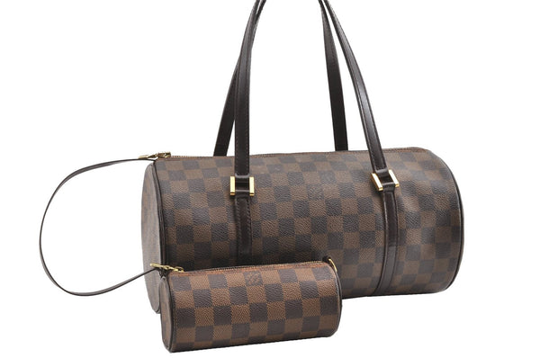 Authentic Louis Vuitton Damier Papillon 30 Hand Bag Purse N51303 LV 0851G