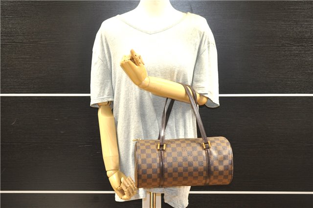 Authentic Louis Vuitton Damier Papillon 30 Hand Bag Purse N51303 LV 0851G