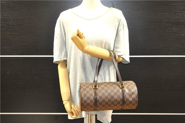 Authentic Louis Vuitton Damier Papillon 30 Hand Bag Purse N51303 LV 0851G