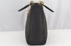 Authentic Christian Dior Lady Dior Cannage Canvas Hand Bag Black CD Junk 0853I