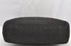 Authentic Christian Dior Lady Dior Cannage Canvas Hand Bag Black CD Junk 0853I