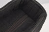 Authentic Christian Dior Lady Dior Cannage Canvas Hand Bag Black CD Junk 0853I