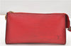 Authentic Louis Vuitton Epi Pochette Accessoires Pouch M5298M Red LV 0854G