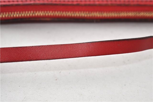 Authentic Louis Vuitton Epi Pochette Accessoires Pouch M5298M Red LV 0854G
