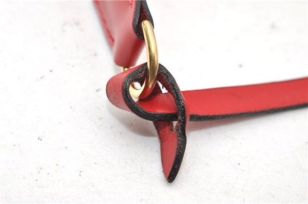 Authentic Louis Vuitton Epi Pochette Accessoires Pouch M5298M Red LV 0854G